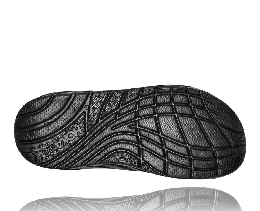 Slide Mens - Hoka One One Ora Recovery CNY - Black/Gold - YERMXNZ-72